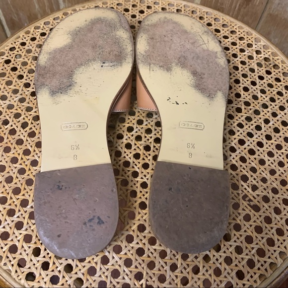 Coach single strap with buckle sandals - Picture 12 of 13